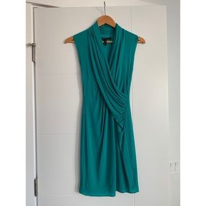 BCBG teal cocktail dress